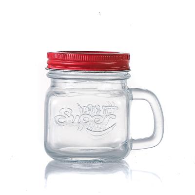 China Wholesale Freshness Preservation Customized Transparent Glass 250ml Mason Cup Good Quality for sale