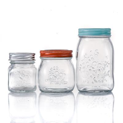 China Freshness Large Sealing150ml 250ml 500ml Heat Resistant Storage Mason Cup Food Glass Preservation for sale