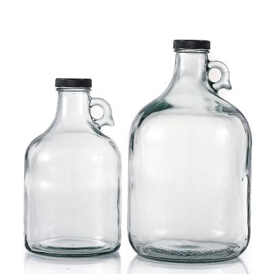 China Handmade Seal Household Container Kimchi Jars Special Design Widely Used Glass Wine Bottle Wine Glass Bottles Wine Bottles Glass for sale