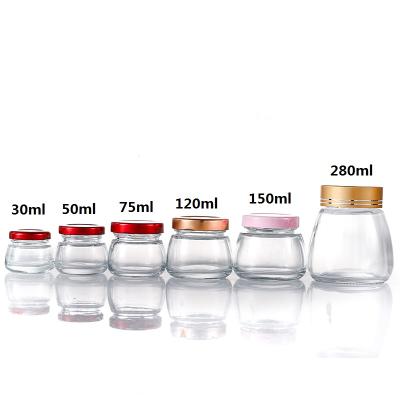 China Factory Wholesale High End High End Honey Glass Bottle, High End Bird's Nest Food Bottle for sale