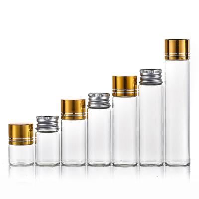 China Wholesale Food High Borosilicate Transparent Mini Storage Bottle Glass Tube Type Bottle for sale