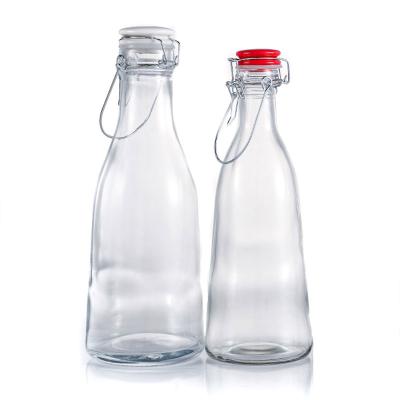 China Beverage Bottle Factory Direct Sales 500ml 1000ml 1500ml Single Glass Beverage Bottle Empt for sale