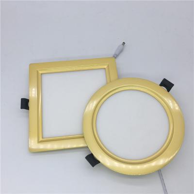 China 12w hotel led downlight plated round and square manufacturer Zhongshan China for sale