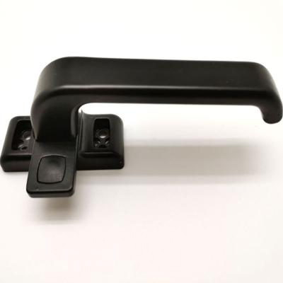 China Black Door Window Handles Zinc Alloy Material Powder Sprayed ISO9001 for sale