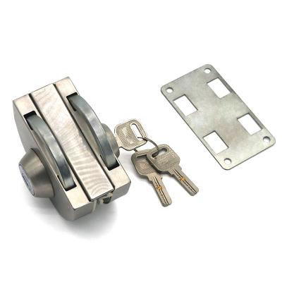 China SS304 201 Glass Door Hardware Accessories Double Side Door Lock ODM for sale