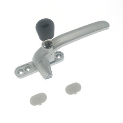 China Zinc Alloy Door Window Handles With Key For Upvc Pvc Window Powder coating for sale