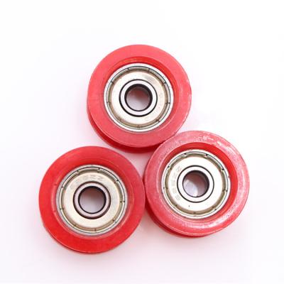 China U Groove Sliding Wardrobe Door Roller Wheels 626zz Bearing 6×21×8mm for sale