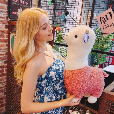 China Plush China Plush Customized Plush Stuffed Llama Toy Cute Animal Stuffed Alpaca Soft Toy Plush Alpaca Alpaca Doll for sale