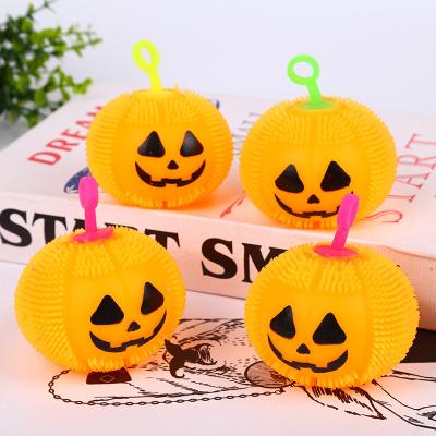 China Eco-friendly Material Hot Selling Led Halloween Pumpkin Spick Stripper Ball Relaxing Boob Toys Yoyo Balls Toy for sale