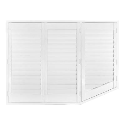 China Modern PVC Shutters Plantation Canopy Shutters Finished Shutters With Different Shapes for sale