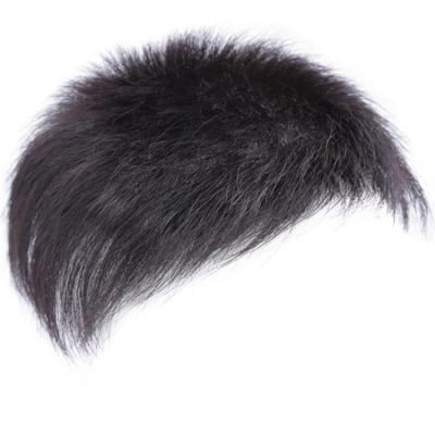 China Hot Selling Black Hair 100% Low Density For Men's Hairpiece European Hair Toupee for sale