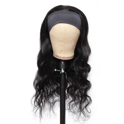 China High Quality Body Wave Hairband Wigs Body Wave Hair Wigs With Wrap Glueless For Black Woman for sale