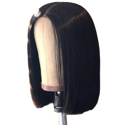 China Hot Sale Virgin Transparent Hd Full Closure Bob Hair Band Wigs For Color Women Remy Lace Frontal Wig Unprocessed Bobo for sale