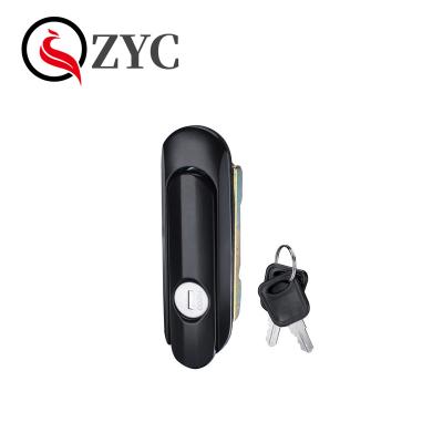 China Zinc Alloy IP 40 Electronic Cabinet Door Handle Panel Lock With Cam for sale