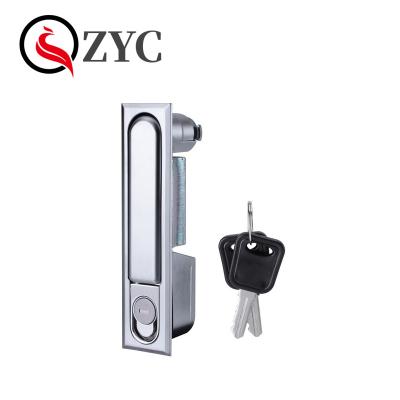 China Cabinet Aluminum Alloy Panel Push Cabinet Door Handle Magnetic Lock With Keys for sale