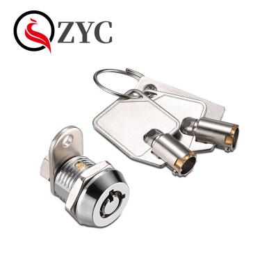 China Mini 10mm Brass Full Cylinder Cam Lock For Cash Box for sale