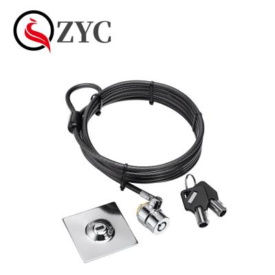 China Zinc Alloy Universal 1.8 Meters Laptop Security Retractable Steel Cable Lock For Phone for sale