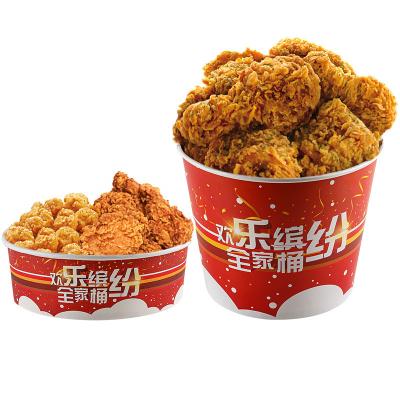 China 32oz 46oz 48oz Beverage Biodegradable Disposable Tableware Popcorn Fried Chicken Bucket for sale