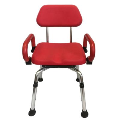 China Height Adjustable Swivel Backrest Non Slip Adjustable Shower Chair for sale