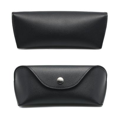 China Long Lasting Durable Glasses Caring Box Eyeglasses Bag Soft PU Leather Glasses Case for sale