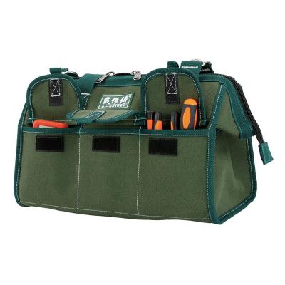 China Multifunctional Portable Storage Bag Canvas Carry Tool Bag for Storage Wrench, Screwdriver, Pliers, Nails for sale