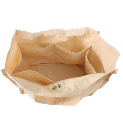 China Eco-Friendly Reusable Large Canvas Grocery Storage Bag Large Canvas Tote Cotton Shoulder Supermarket Bag for sale