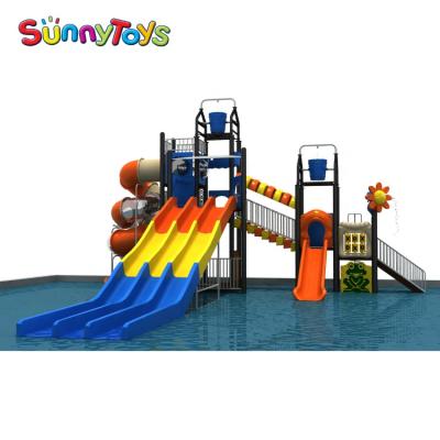 China plastic playground kids water park made in china outdoor water playground for sale