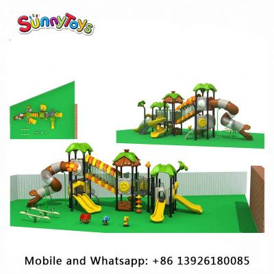 China Kids Play eqipment Play Center Slide Toy Preschool Outdoor Playground Equipment Used For Preschool Slide for sale