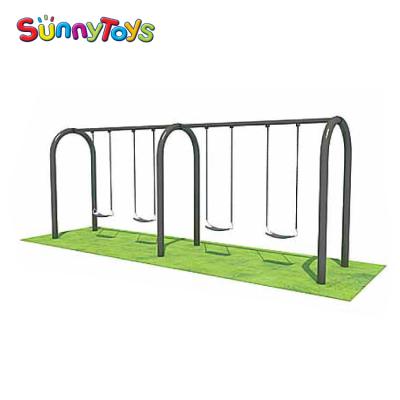 China Kids Play eqipment Play Center Kindergarten Preschool Kids Outdoor Playground Equipment Outdoor Swing Set For Preschool Playground for sale