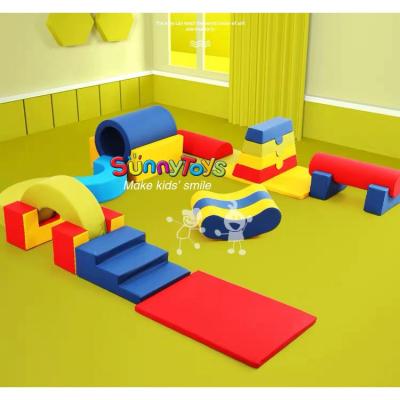 China Amusement Park For School Party Kids Play Floor Mat Soft Pink Game for sale