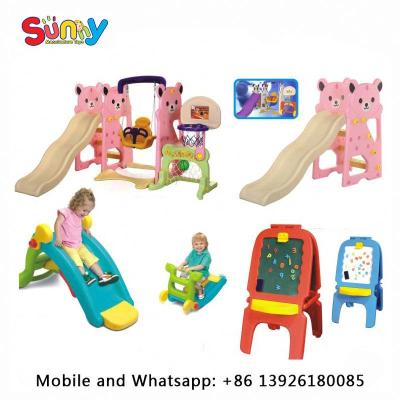 China Kids Play eqipment Play Center Toys Preschool Preschool Educational Climbing Frames Wooden Slide for sale