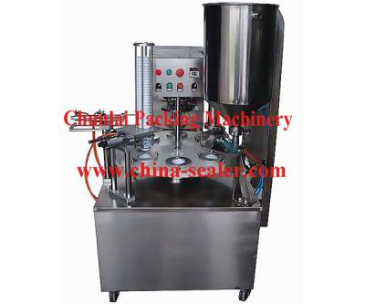 China KIS-900 Multifunctional Automatic Rotary Ice Cream Cup Fill Seal Machine for sale