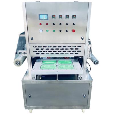 China Automatic Modified Atmosphere Food Tray Sealing Machine for sale