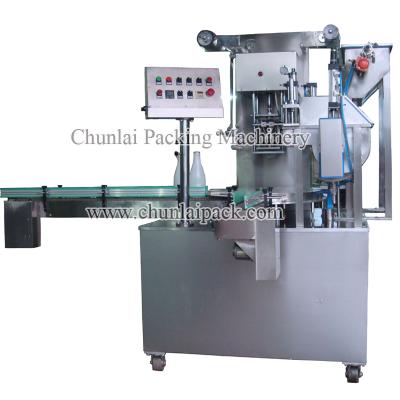 China Beverage coconut milk bottle filling and sealing machine for sale