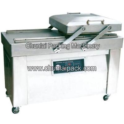 China Food Stainless Steel Double Chamber Vacuum Sealer Machine for sale