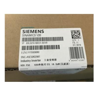 China 6SL3210-5BE31-8UV0 SINAMICS V20, 3AC400V 18.5KW UNFILTRED inverter 6SL3210-5BE31-8UV0 for sale