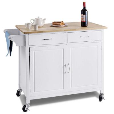 China Wooden Vegetable Kitchen Trolley Furniture for sale