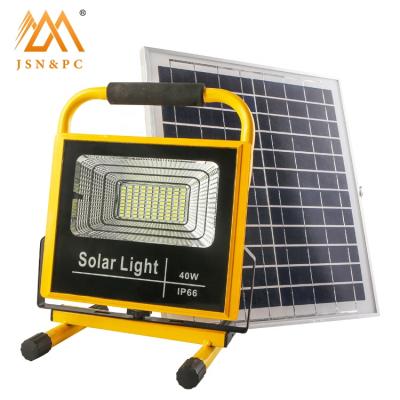 China Solar Garden Charging / USB Charging Energy Saving Led Portable 40w Solar Flood Light for sale