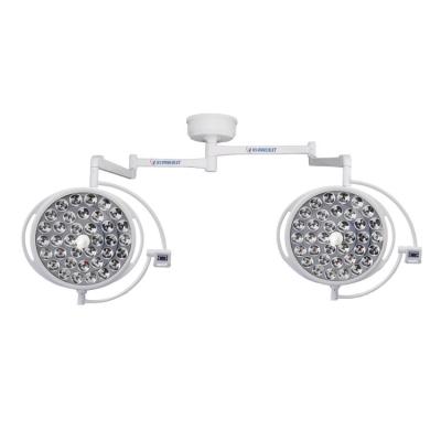 China Aluminum Alloy Hospital Lamp Adjustable Focus Shadowless Led Ceiling Mounted Operating Light for sale