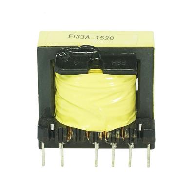 China All kinds of chargers magnet core ei33 4+4 pins high frequency transformer for sale