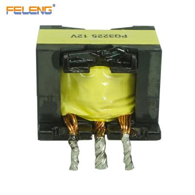 China All Kinds Of Chargers PQ3225 Vertical Type Coil Manganese-Zn Ferrite Core Inverter Flyback Pulse Transformer For Mobile Charger for sale