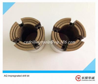 China AQ High Quality Synthetic Wireline Impregnated diamond core bit for sale