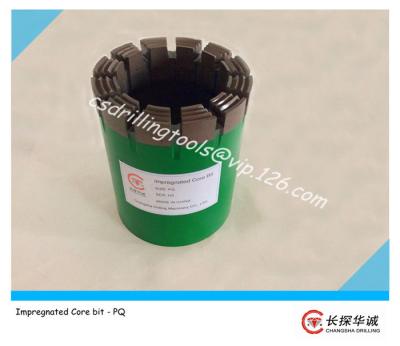 China PQ High Quality Synthetic Wireline Impregnated diamond core bit for sale