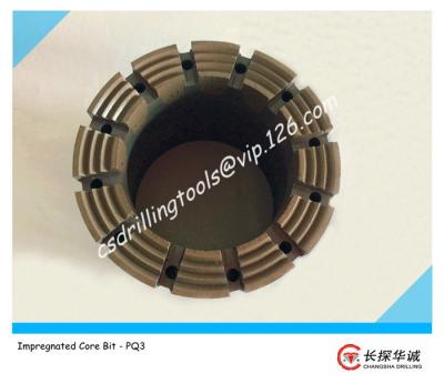 China NQ3 High Quality Synthetic Wireline Impregnated diamond core bit for sale