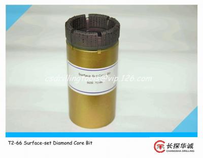 China T2-66 High Quality Synthetic Wireline Surface-Set Diamond Bit for sale