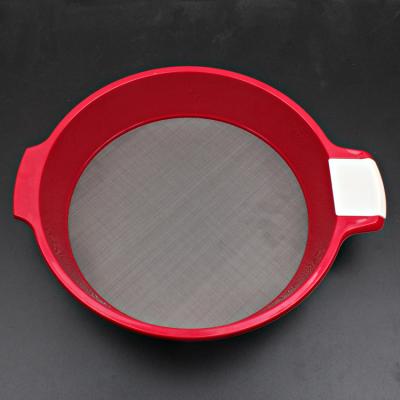 China Amazon Sift'n Sift'n Sifter Sustainable Hot Selling Red Plastic Flour Sifter And Sifter for sale