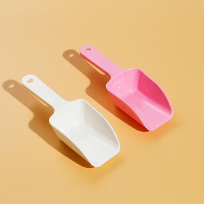 China Factory direct viable restaurant ice cube scoop container kitchen bar plastic ice shovel for sale