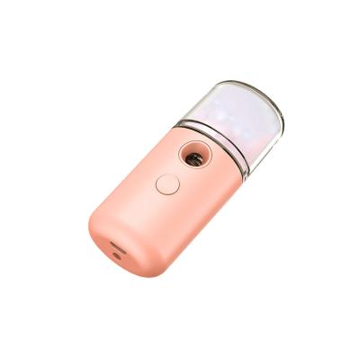 China Nano Humidifier Mini Face Nano Facial Sprayer Mister USB Water Refill Portable Handheld Steamer for sale