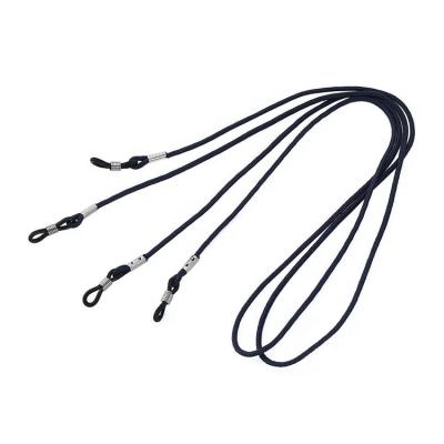 China Tie Lanyard Holder Rope For Accessories Lanyard Neck Rope Strap String Gift Black Adjustable Glasses Nylon for sale