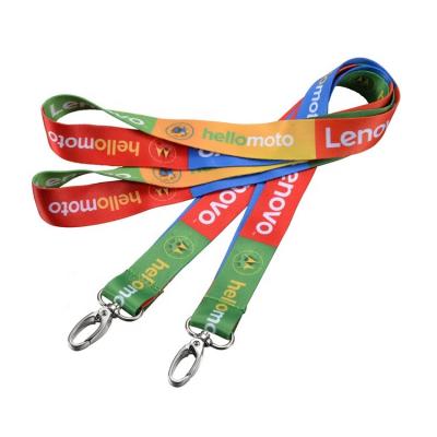 China Wholesale Segmented Colorful Polyester Lanyard With Keys Id Card Holder Phone for sale